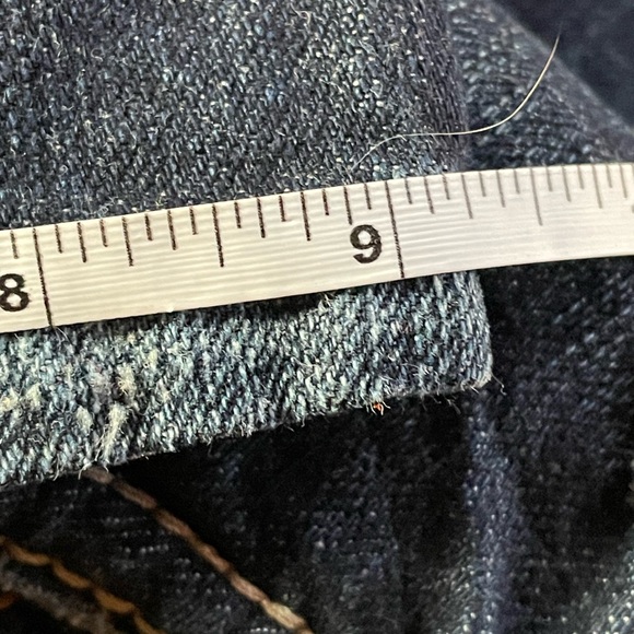 MEK denim JEANS -boot cut lightly faded/distressed size27/34 - Picture 12 of 13